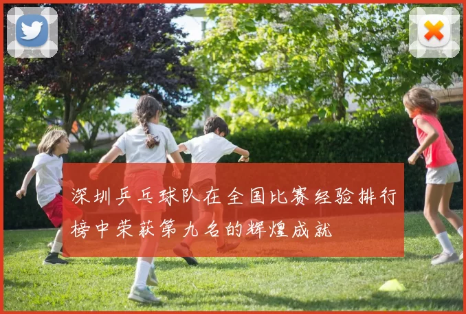 深圳乒乓球队在全国比赛经验排行榜中荣获第九名的辉煌成就